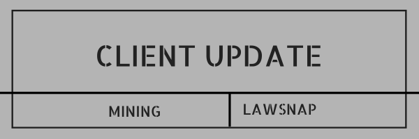 New MSHA Lead, Fixed Silica Deadline